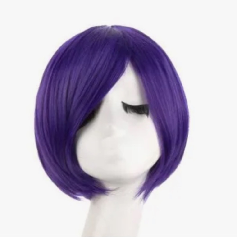 NIP Purple 12” Synthetic Wig